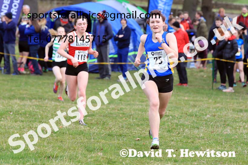Girls Under-15s 2023 NEHL, Alnwick, Northumberland. Photo: David T. Hewitson/Sports for All Pics
